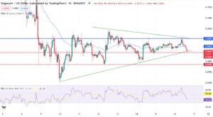 Годинний графік пари DOGE/USD